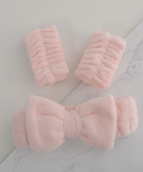 Mayree ヘアバンド 「float」もこもこ ふわふわ リボン ヘアバンド「2