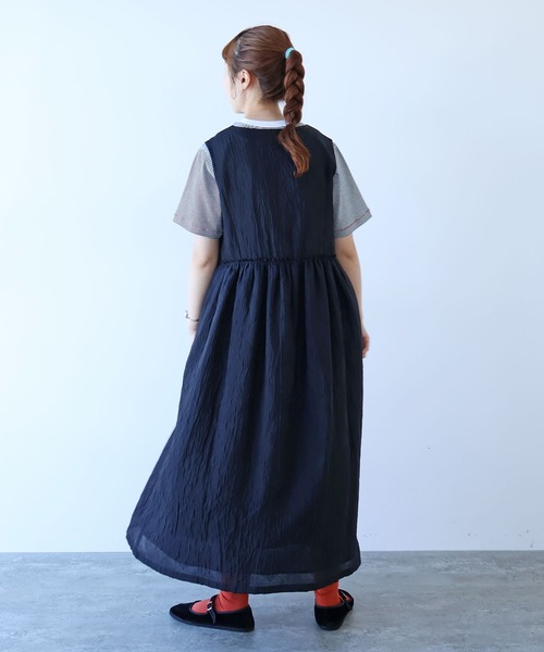 bulle de savon（ビュルデサボン） ワンピース おはなダイヤジャカード