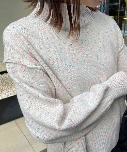 「fredy emue」 長袖ニット 38 チャコールグレー レディース_画像5