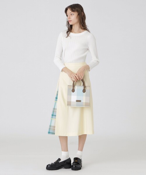 BURBERRY 【極美品】バーバリーブルーレーベル/キャンバス/スクエア型 