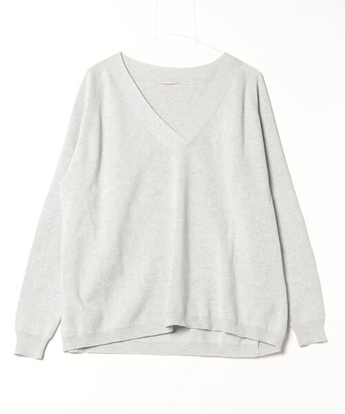 「Deuxieme Classe」 長袖ニット - グレー レディース Deuxieme Classe 「Deuxieme Classe」 長袖ニット - グレー