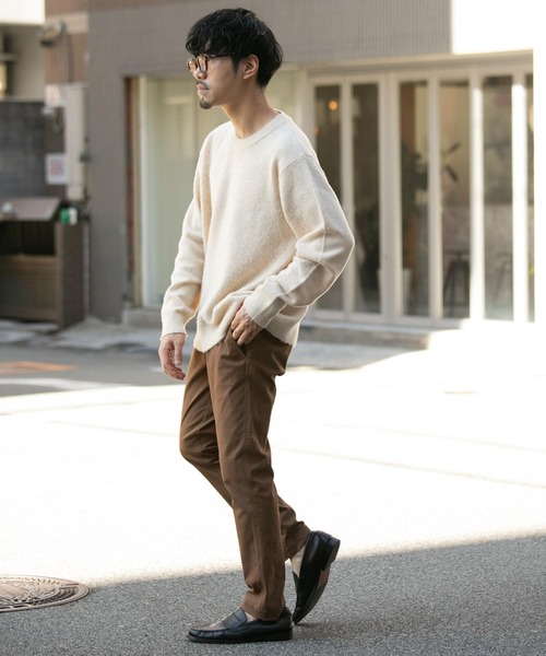 「URBAN RESEARCH ROSSO MEN」 長袖ニット MEDIUM アイボリー メンズ_画像8