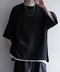 tシャツ サイドスリットコットンポンチビッグシ...の詳細画像4