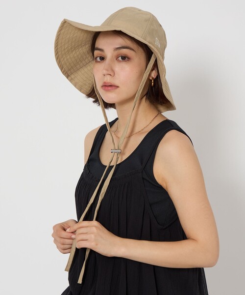 NEW ERA 帽子 ハット 「別注」「NEW ERA」ナイロン つば広