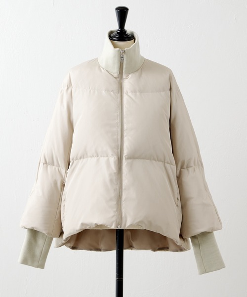 BEARDSLEY」 ダウンジャケット FREE アイボリー レディース-真作/小田