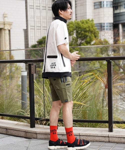 tシャツ (RM)「LUXE/R GOLF」ストレッチ クロス ハーフジップ プル