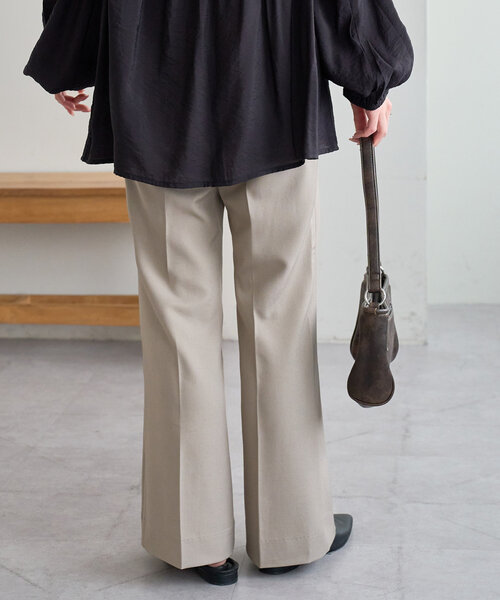 Discoat（ディスコート） スラックス パンツ フレアパンツ「WEB限定