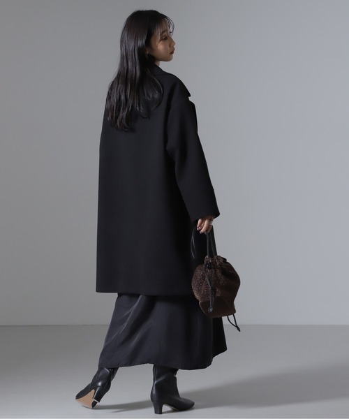 恩義さん専用 美品 ナノユニバース スーパー140 チェスターコート NANO universe（ナノ・ユニバース） チェスターコート FREE グレー系