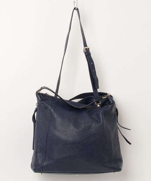 美品　FURLA フルラ レザー トートバッグ ハンドバッグ ネイビー FURLA 「FURLA」 トートバッグ FREE ネイビー レディース