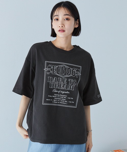 MONO-MART（モノマート） tシャツ 2WAYリバーシブル ポスターデザイン