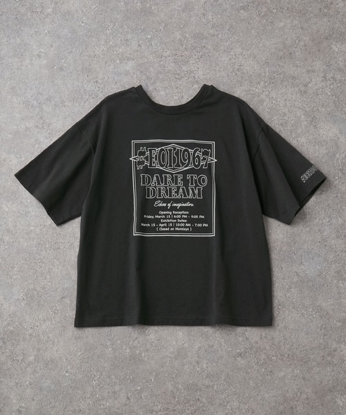 MONO-MART（モノマート） tシャツ 半袖 2WAYリバーシブル ポスター 