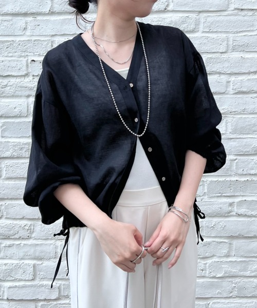 jena espace merveilleux シアーシャツ Jena espace merveilleux ブラウス シャツ 「スッキリシアー