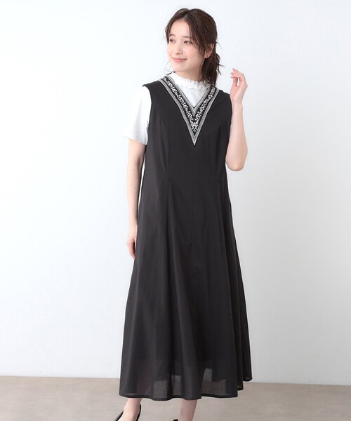ローラアシュレイ ワンピース ノースリーブ（LAURA ASHLEY