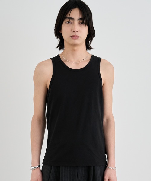 SINSS タンクトップ Slim fit tank top / スリムフィットタンクトップ