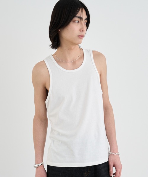 SINSS タンクトップ Slim fit tank top / スリムフィットタンクトップ