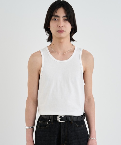 SINSS タンクトップ Slim fit tank top / スリムフィットタンクトップ