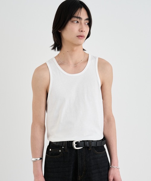 SINSS タンクトップ Slim fit tank top / スリムフィットタンクトップ