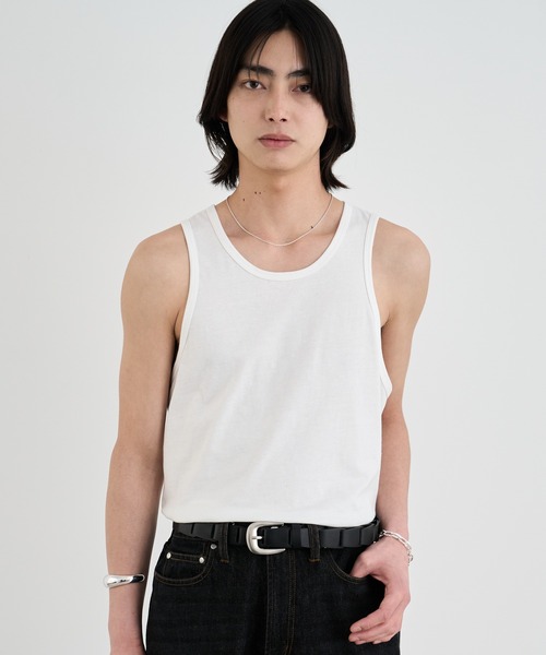 SINSS タンクトップ Slim fit tank top / スリムフィットタンクトップ