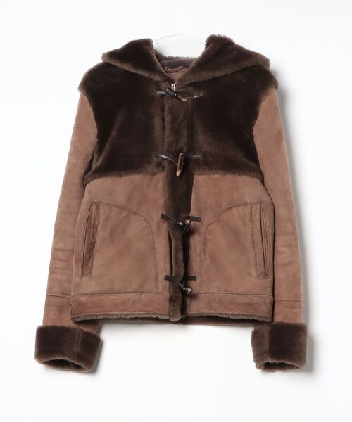 EMMETI（エンメティ） ムートンコート 50 ブラウン メンズ : ZOZOTOWN