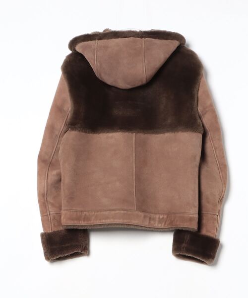 EMMETT ムートン　コート　エンメティ EMMETI（エンメティ） ムートンコート 50 ブラウン メンズ : ZOZOTOWN