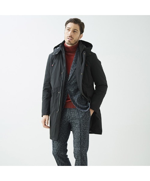 g-stage（ジーステージ） ダウンコート 48 ブラック メンズ : ZOZOTOWN