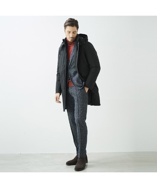 g-stage（ジーステージ） ダウンコート 48 ブラック メンズ : ZOZOTOWN