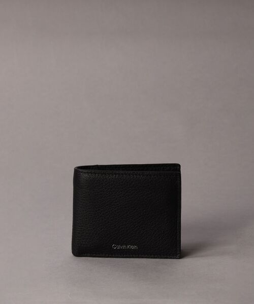 Calvin Klein 財布 レザーバイフォールド ジップウォレット