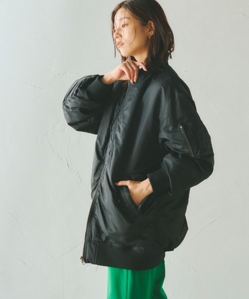 「Droite lautreamont」 ブルゾン M カーキ レディース_画像3