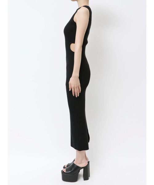 GYDA（ジェイダ） ワンピース SIDE OPENロングニットワンピース