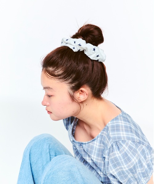 FEKETE（フェケテ） シュシュ STAR SCRUNCHIE / スタードットシュシュ