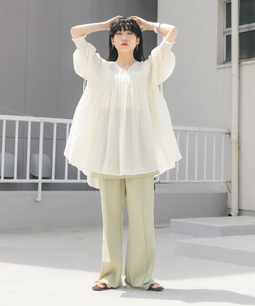 KBF（ケービーエフ） パンツ 「2サイズ展開」スカートレイヤードフレア
