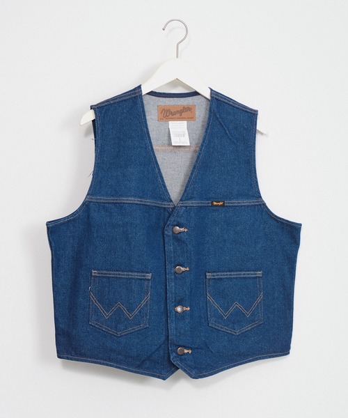 Wrangler ベスト ジレ 「Wrangler ラングラー」UNLINED DENIM