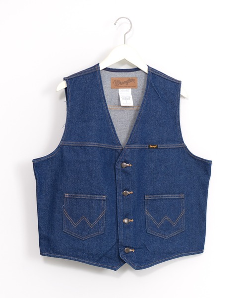 Wrangler ベスト ジレ 「Wrangler ラングラー」UNLINED DENIM