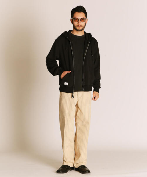 merc1661様 ⭐️SCHOTT ショット ロゴ刺繍 レザー パーカー Schott N.Y.C（ショット） パーカー Schott/ショット/LEATHER ELBOW