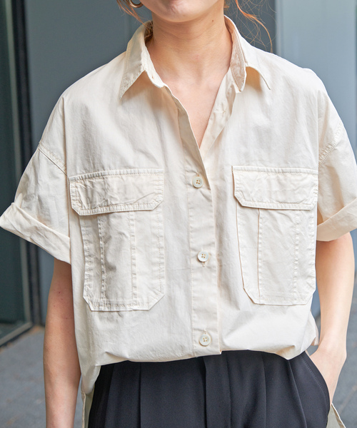 Spick＆Span 「Spick & Span」 半袖シャツ FREE グリーン