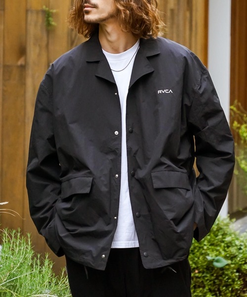 RVCA 「RVCA」 コーチジャケット MEDIUM ブラック メンズ