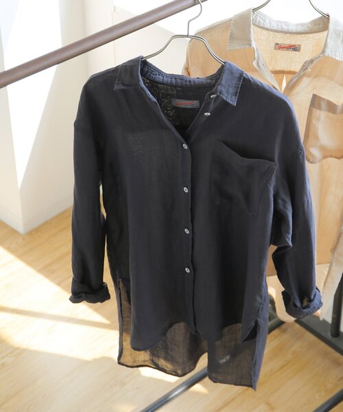 「Spick & Span」 長袖シャツ 36 カーキ レディース Spick＆Span 「Spick & Span」 長袖シャツ FREE カーキ
