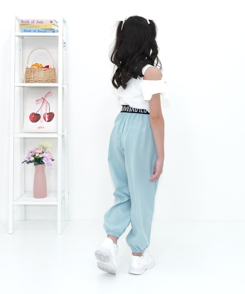 Bee様 Bee des パンツ LOVEロゴ パラシュートパンツ キッズ 子供服