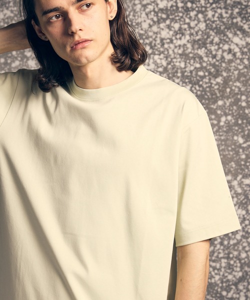 「MAISON SPECIAL」 半袖Tシャツ 1 ライム メンズ