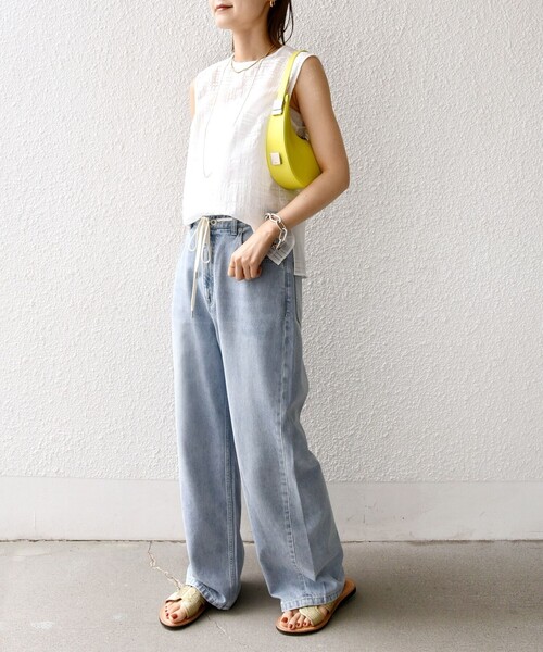 SHIPS（シップス） ブラウス シャツ 「手洗い可能」シアー チェック