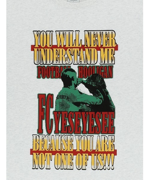 Tシャツ・カットソー YESEYESEE Y.E.S Hooligan Tee 5FT1053 YESEYESEE tシャツ Y.E.S Hooligan Tee メンズ レディース