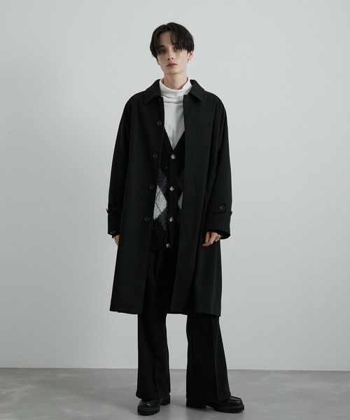 「JUNRED」 ステンカラーコート S ホワイト系その他 メンズ_画像5