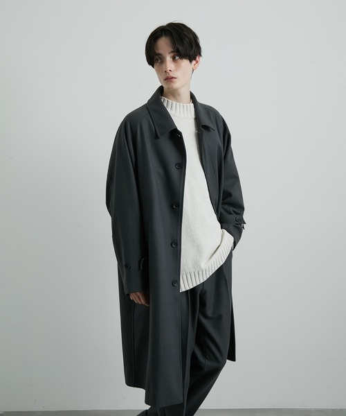 「JUNRED」 ステンカラーコート S ホワイト系その他 メンズ_画像9