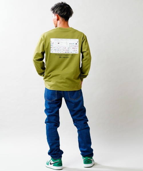 Columbia 「Columbia」 長袖Tシャツ L カーキ メンズ : ZOZOTOWN