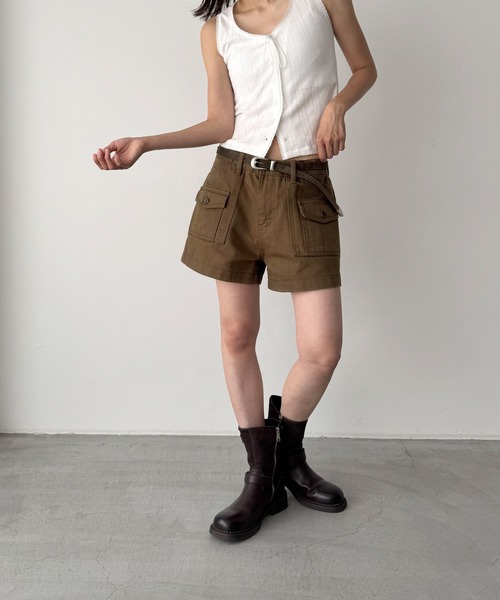 【送料無料/即納】  CANAL JEAN コットンツイルカーゴショート MAYSEVEN パンツ パンツ
