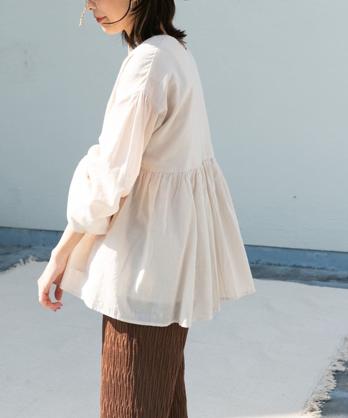URBAN RESEARCH DOORS 「URBAN DOORS」 長袖ブラウス MEDIUM
