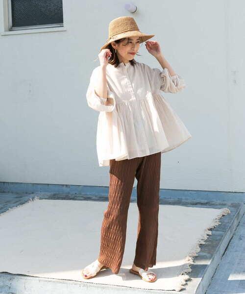 URBAN RESEARCH DOORS 「URBAN DOORS」 長袖ブラウス MEDIUM