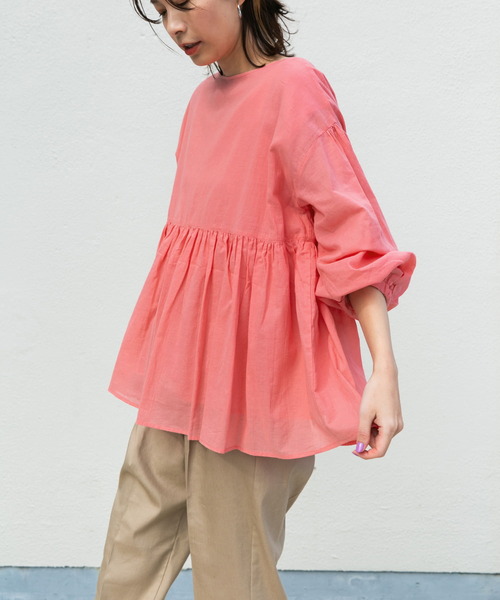 「URBAN RESEARCH DOORS」 長袖シャツ ONE ベージュ レディース URBAN RESEARCH DOORS 「URBAN DOORS」 長袖ブラウス MEDIUM