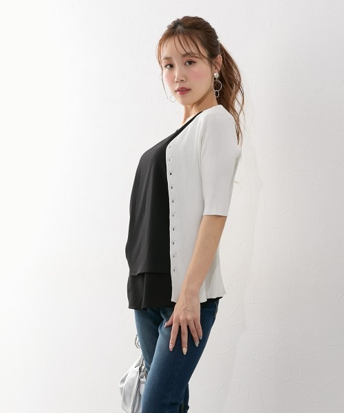 Nissen glamor(ニッセングラマー) カーディガン 夏 半袖 「大きい胸 Nissen glamor(ニッセングラマー) カーディガン 夏 半袖 「大きい胸