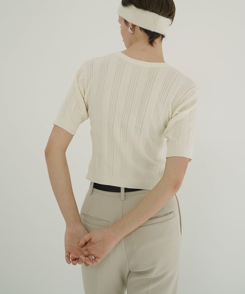 トップス clane W FACE RIB KNIT CARDIGAN セール】W FACE RIB KNIT CARDIGAN（カーディガン/ボレロ）｜CLANE